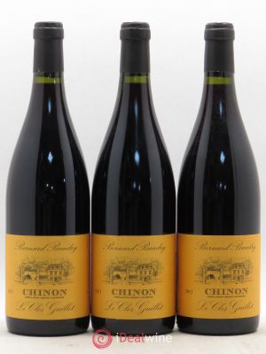 Chinon Le Clos Guillot Bernard Baudry  2013 - Lot of 3 Bottles