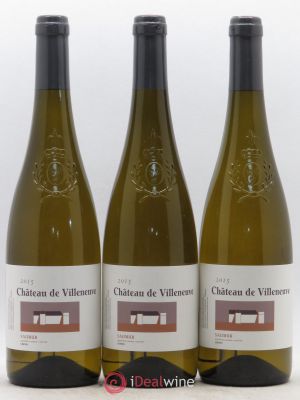 Saumur Château de Villeneuve  2015 - Lot of 3 Bottles