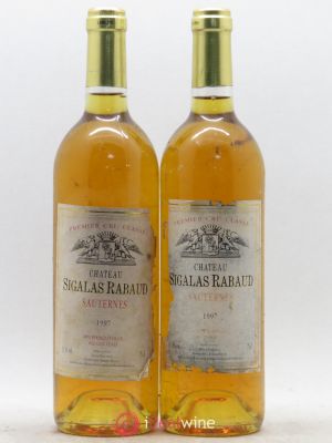 Château Sigalas Rabaud 1er Grand Cru Classé  1997 - Lot of 2 Bottles