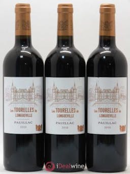 Les Tourelles de Longueville Second Vin  2010 - Lot of 3 Bottles