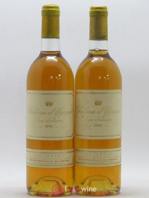 Château d'Yquem 1er Cru Classé Supérieur  1990 - Lot of 2 Bottles