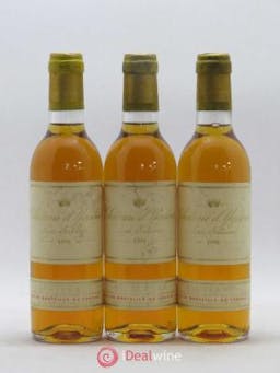 Château d'Yquem 1er Cru Classé Supérieur  1990 - Lot de 3 Demi-bouteilles