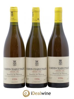 Corton-Charlemagne Grand Cru Bonneau du Martray (Domaine)  1996 - Lot of 3 Bottles