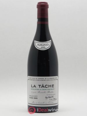 La Tâche Grand Cru Domaine de la Romanée-Conti  2005 - Lot of 1 Bottle