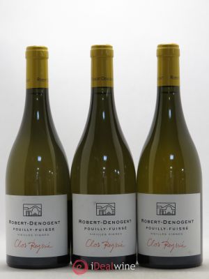 Pouilly-Fuissé Le Clos Reyssié Vieilles Vignes Robert Denogent (Domaine)  2015 - Lot de 3 Bouteilles