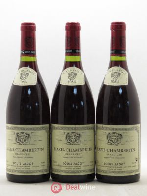 Mazis-Chambertin Grand Cru Louis Jadot 1986 - Lot of 3 Bottles