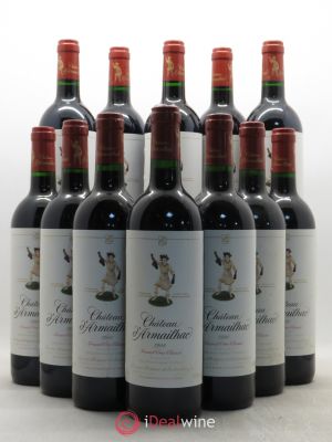 Château d'Armailhac - Mouton Baron(ne) Philippe 5ème Grand Cru Classé  1998 - Lot of 12 Bottles