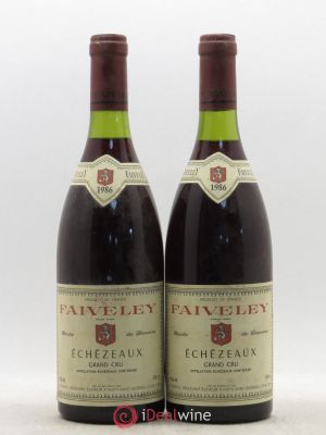 Echezeaux Grand Cru Faiveley (Domaine)  1986 - Lot of 2 Bottles