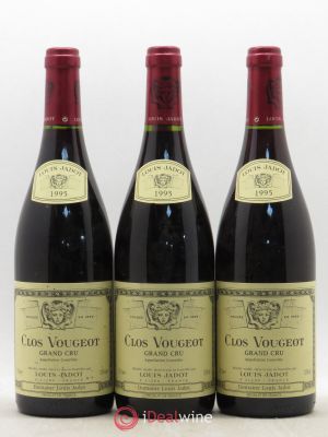 Clos de Vougeot Grand Cru Maison Louis Jadot  1995 - Lot of 3 Bottles