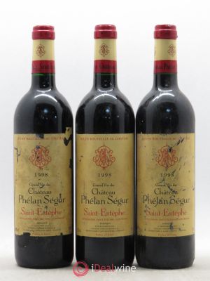 Château Phélan Ségur  1998 - Lot of 3 Bottles