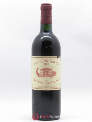 Pavillon Rouge du Château Margaux Second Vin  1987 - Lot de 1 Bouteille