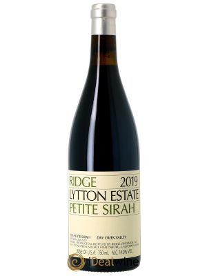 Dry Creek Valley Lytton Estate Petite Sirah Ridge Vineyards  2019 - Lot of 1 Bottle