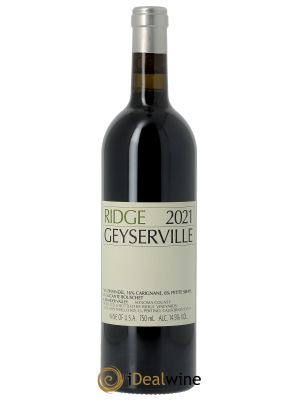 Alexander Valley Geyserville Ridge Vineyards 2021 - Lot de 1 Bouteille