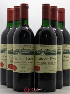 Château Pavie 1er Grand Cru Classé A  1985 - Lot of 6 Bottles