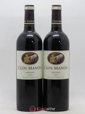 Clos Manou  2015 - Lot of 2 Bottles