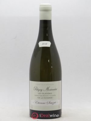 Puligny-Montrachet Etienne Sauzet 1er cru Les Folatières en la Richarde 2018 - Lot of 1 Bottle