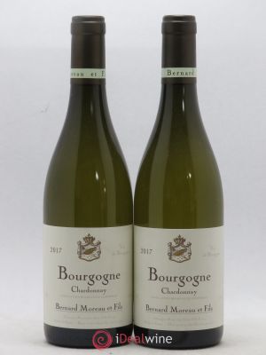 Bourgogne Chardonnay Bernard Moreau (sans prix de réserve) 2017 - Lot de 2 Bouteilles