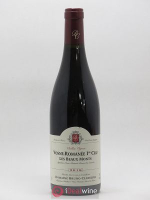 Vosne-Romanée 1er Cru Les Beaux Monts Vieilles vignes Bruno Clavelier  2018 - Lot de 1 Bouteille
