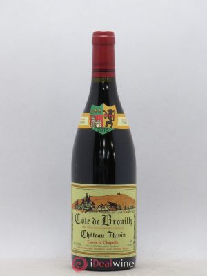 Côte de Brouilly Cuvée La Chapelle Château Thivin  2015 - Lot of 1 Bottle