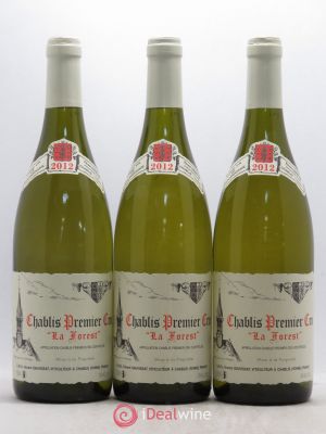 Chablis 1er Cru La Forest René et Vincent Dauvissat  2012 - Lot of 3 Bottles