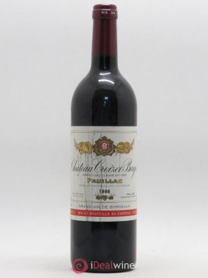 Château Croizet Bages 5ème Grand Cru Classé  1996 - Lot of 1 Bottle