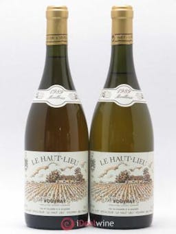 Vouvray Le Haut-Lieu Moelleux Huet (Domaine)  1989 - Lot of 2 Bottles