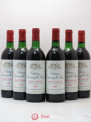 Saint-Émilion Château Lamarzelle Figeac 1980 - Lot of 6 Bottles