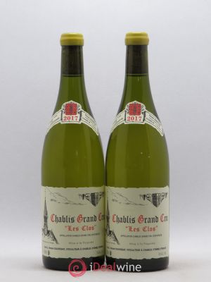 Chablis Grand Cru Les Clos René et Vincent Dauvissat  2017 - Lot of 2 Bottles