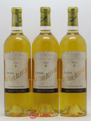 Château la Tour Blanche 1er Grand Cru Classé  2007 - Lot of 3 Bottles