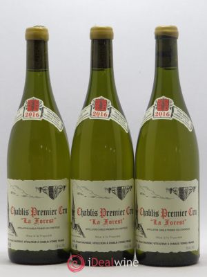 Chablis 1er Cru La Forest René et Vincent Dauvissat  2016 - Lot of 3 Bottles