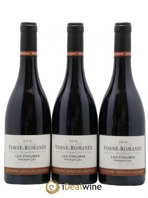 Vosne-Romanée 1er Cru Les Chaumes Arnoux-Lachaux (Domaine)  2016 - Lot of 3 Bottles