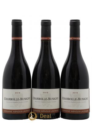 Chambolle-Musigny Arnoux-Lachaux (Domaine)  2016 - Lot of 3 Bottles