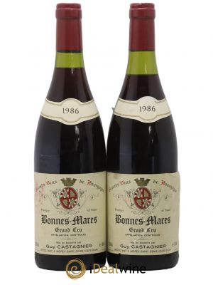 Bonnes-Mares Grand Cru Castagnier (Domaine)  1986 - Lot of 2 Bottles