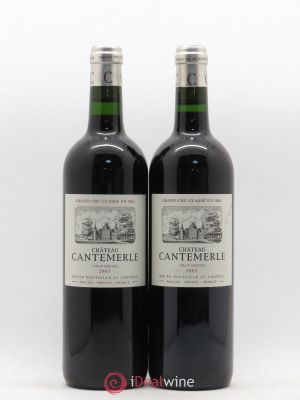 Château Cantemerle 5ème Grand Cru Classé  2005 - Lot of 2 Bottles