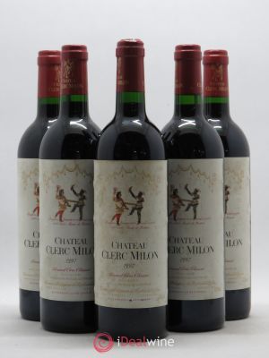 Château Clerc Milon 5ème Grand Cru Classé  1997 - Lot of 5 Bottles