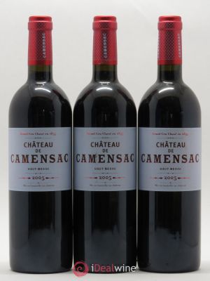Château Camensac 5ème Grand Cru Classé  2005 - Lot of 3 Bottles