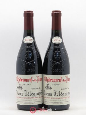 Châteauneuf-du-Pape Vieux Télégraphe (Domaine du) Vignobles Brunier  2012 - Lot of 2 Bottles