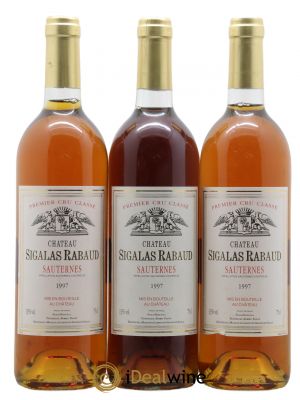Château Sigalas Rabaud 1er Grand Cru Classé  1997 - Lot of 3 Bottles