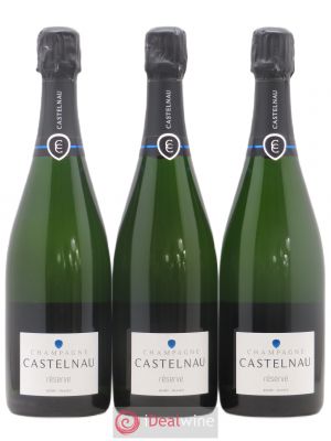 Champagne Brut Réserve Castelnau  - Lot de 3 Bouteilles