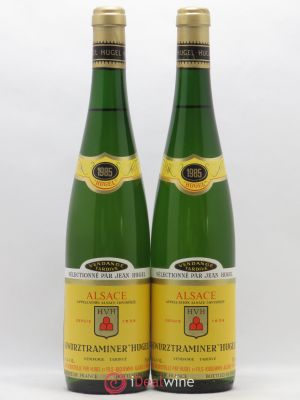 Gewurztraminer Vendanges Tardives Hugel (Domaine)  1985 - Lot of 2 Bottles