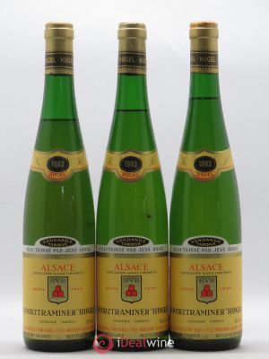 Gewurztraminer Vendanges Tardives Hugel (Domaine)  1983 - Lot of 3 Bottles