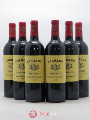 Le Carillon de l'Angélus Second vin  2015 - Lot de 6 Bouteilles