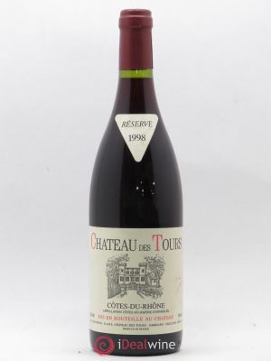 Côtes du Rhône Château des Tours E.Reynaud  1998 - Lot of 1 Bottle