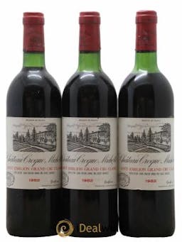 Château Croque Michotte  1982 - Lotto di 3 Bottiglie