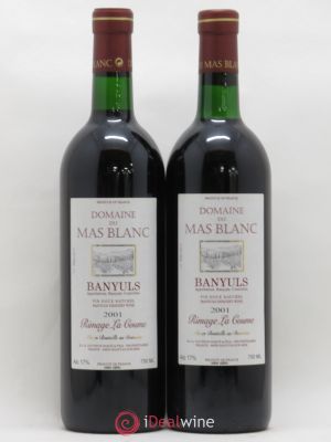 Banyuls Rimage La Coume Mas Blanc (Domaine du) - Parcé et Fils  2001 - Lot of 2 Bottles