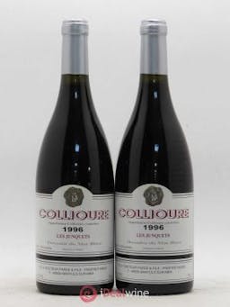 Collioure Les Junquets Domaine du Mas Blanc 1996 - Lot of 2 Bottles