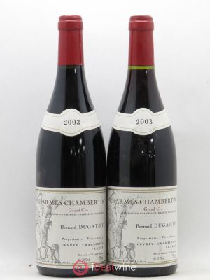 Charmes-Chambertin Grand Cru Bernard Dugat-Py  2003 - Lot de 2 Bouteilles