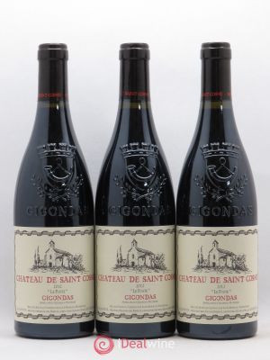 Gigondas Le Poste Saint Cosme  2012 - Lot of 3 Bottles