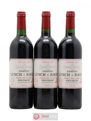 Château Lynch Bages 5ème Grand Cru Classé  2000 - Lot of 3 Bottles