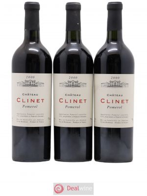 Château Clinet  2000 - Lot of 3 Bottles